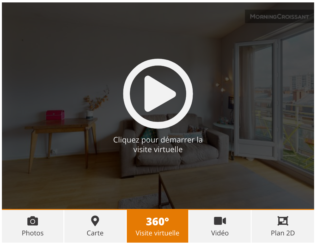 visite virtuelle logement MorningCroissant