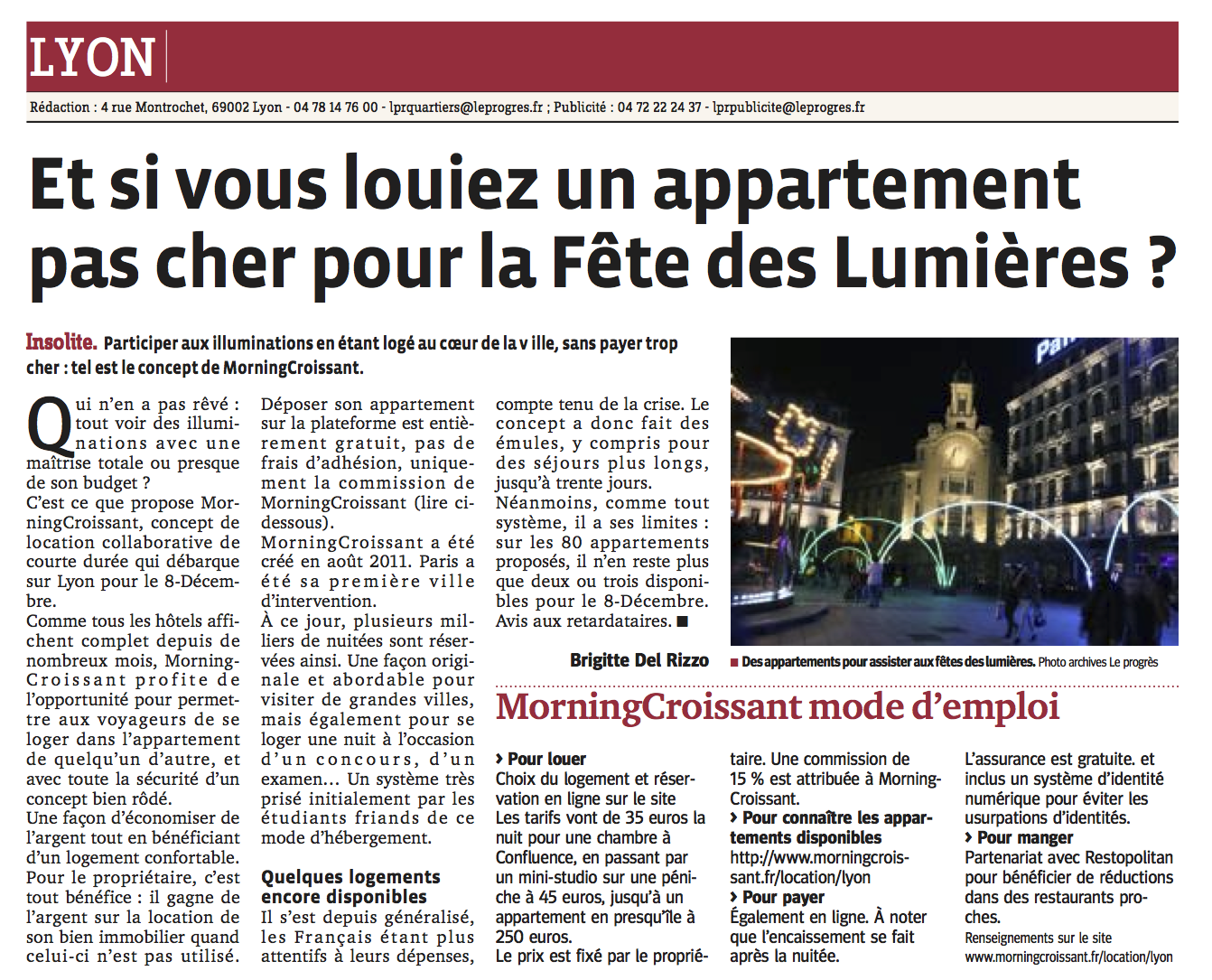 Article sur MorningCroissant