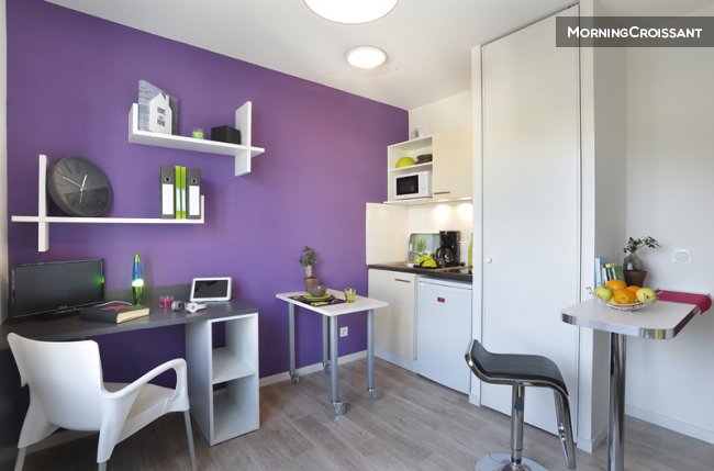 Studio de 18m² équipé