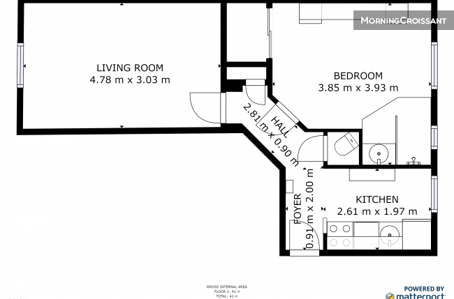 Appartement T2 meublé - Barbès