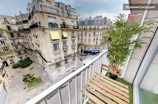 Studio lumineux vue dégagée 5ième
