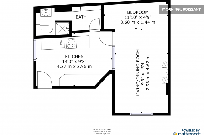 plan appartement 34m2