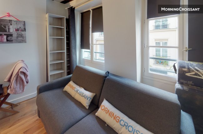 Studio traversant Paris 2ème