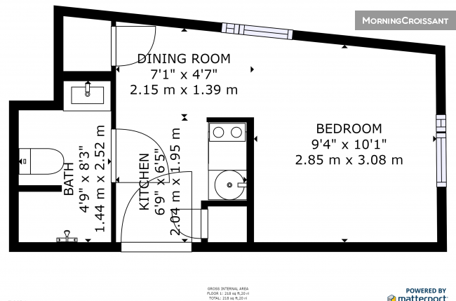Studio en résidence avec service