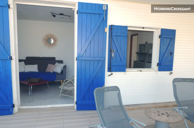 Chalet typique sur la plage