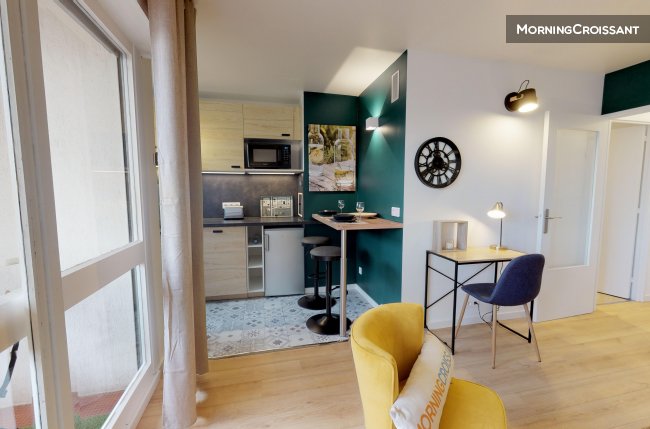Studio avec terrasse et parking
