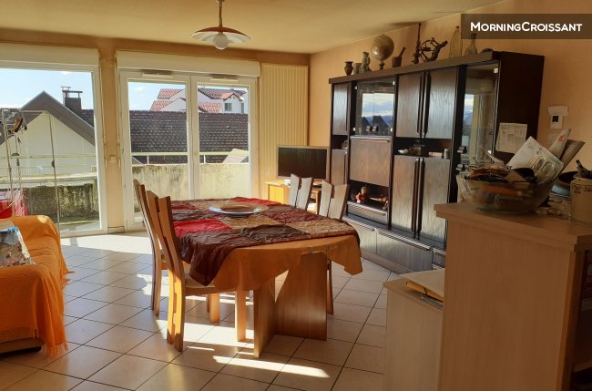 T3 meublé avec grand balcon
