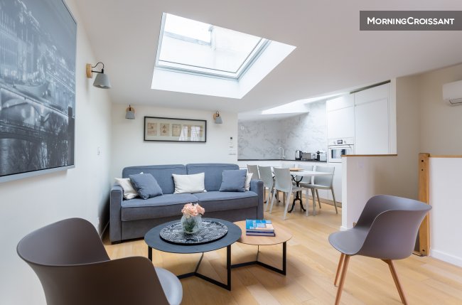 Duplex, 4 pièces, terrasse, clim
