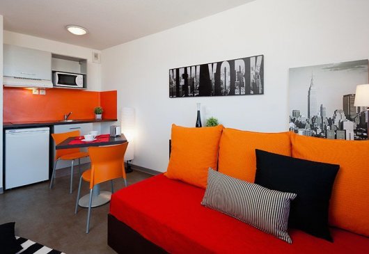 Studio équipé en résidence