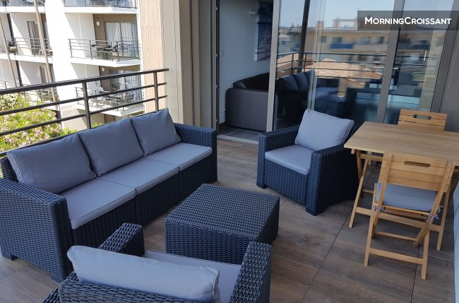 Apt de luxe vue mer avec terrasse