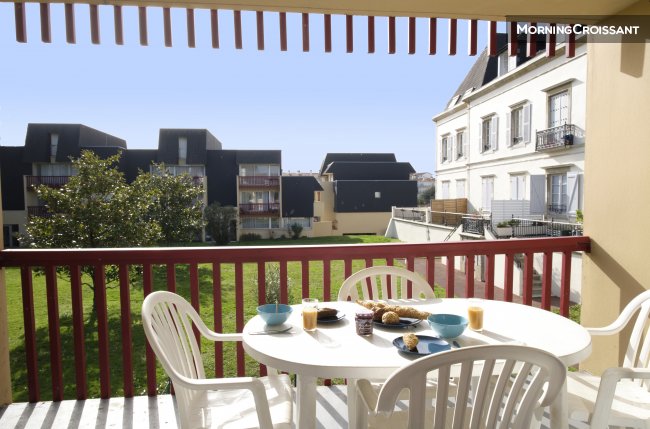 Grand 3 pièces double terrasse