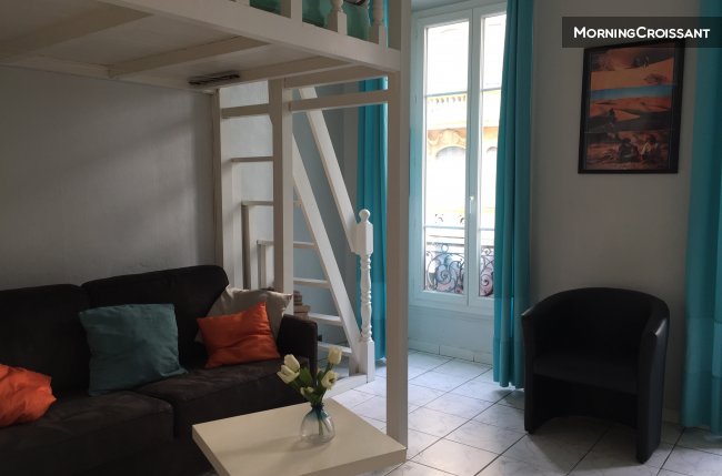 Grand studio à 100m de la mer