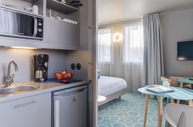 Beau studio avec services hôteliers