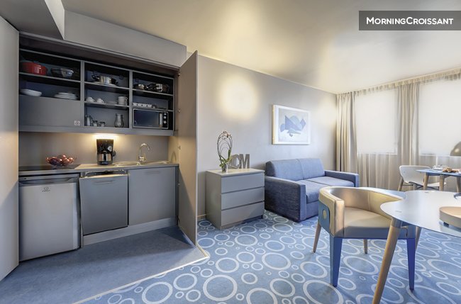 Beau T2 avec services hôteliers