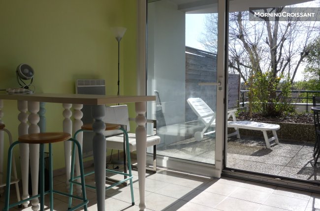 F1 terrasse, parking privatif