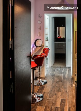 Studio tout équipé superbe vue