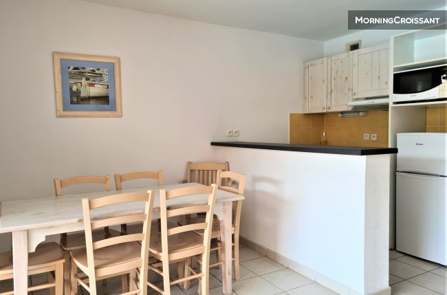 Appart 1 ch et cabine pour 7 pers.