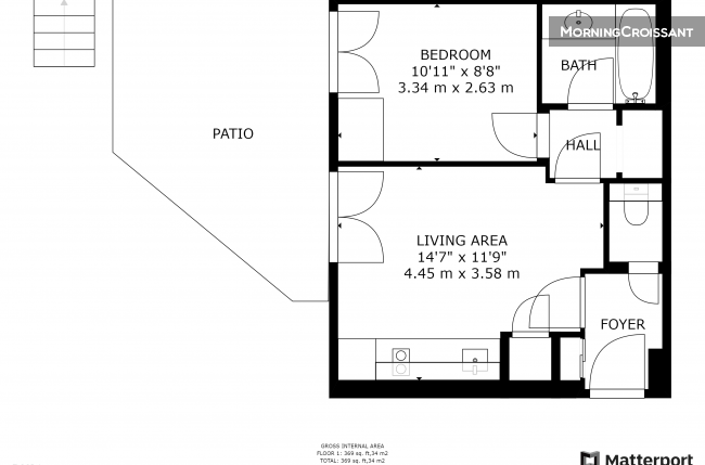 Appartement avec terrasse et jardin