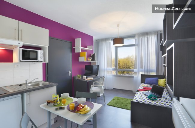 Studio de 26m² équipé