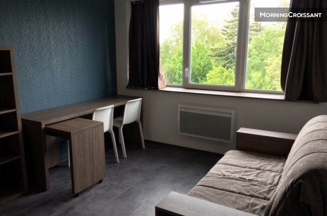 Studio meublé de 21m²