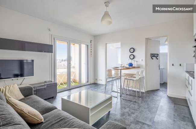 T2 moderne avec balcon et parking