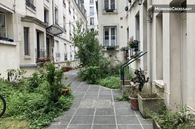 Studio cosy sur cour verdoyante