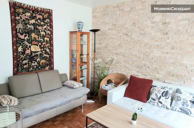Grand appartement calme 30min>Paris
