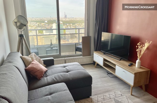 Studio - Vue panoramique sur Paris