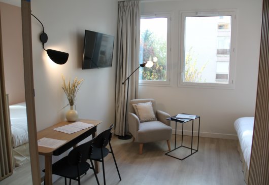 Studio meublé en coliving