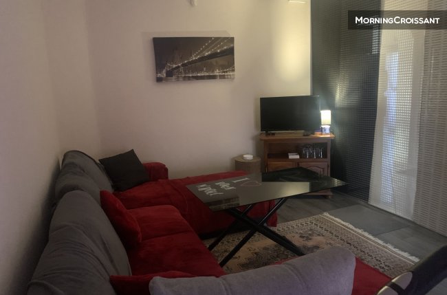 chambre bleu en colocation