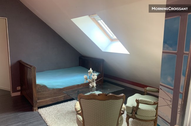 chambre bleu en colocation