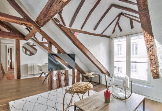Appartement charmant sous les toits