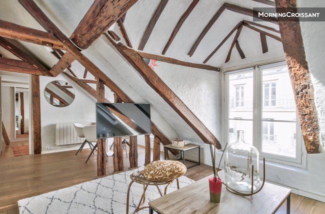 Appartement charmant sous les toits
