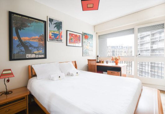 Appartement d'écrivain dans le 18e