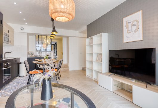 T2 rénové avec cour privée