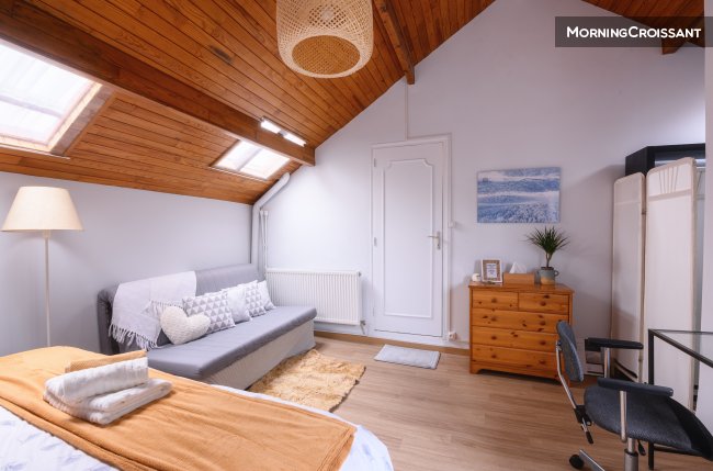 Grande chambre proche de Paris