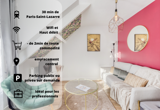 *Duplex 50m2* à 30 min de Paris