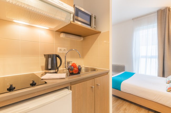 Beau studio avec services hôteliers