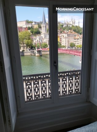 Lyon 2, Ainay-Tilsitt, vue Saône