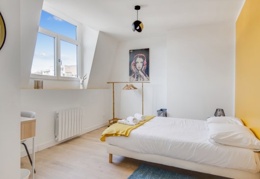 Chambre de dans un coliving à Lille