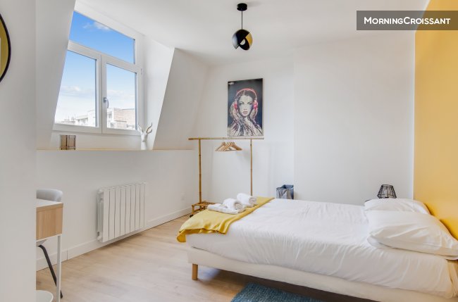 Chambre de dans un coliving à Lille