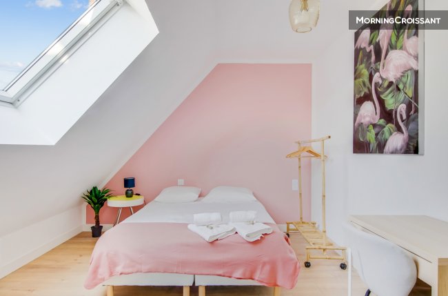 Chambre cosy dans un coliving