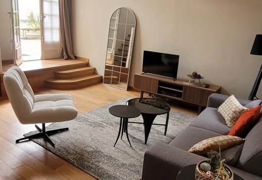 Duplex central avec parking