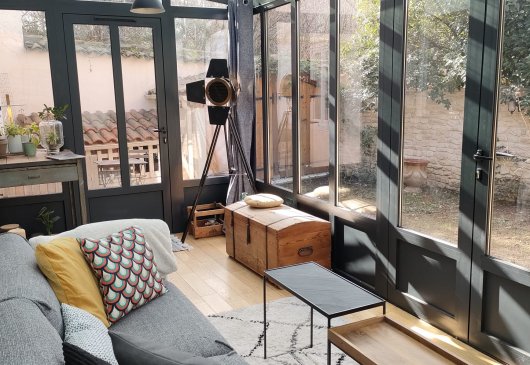 Duplex avec jardin