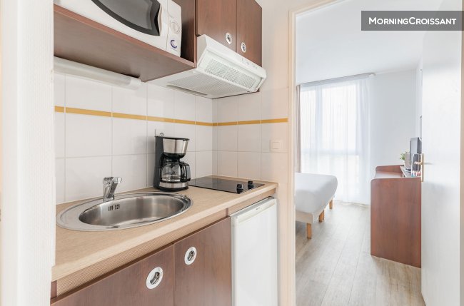 Beau studio avec service hôtelier