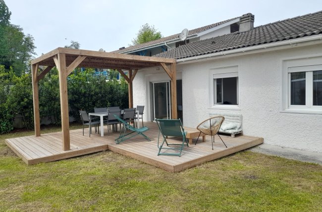 Maison 95 m2/jardin / Bassin d Arca