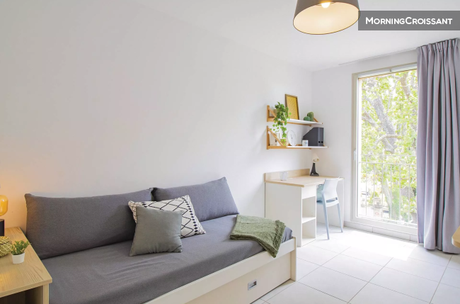 Studio T1 meublé avec vue dégagée