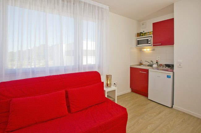 Studio tout équipé en résidence