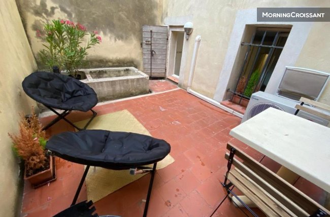 Appt au PANIER T2 Rdc+ Cours Privée