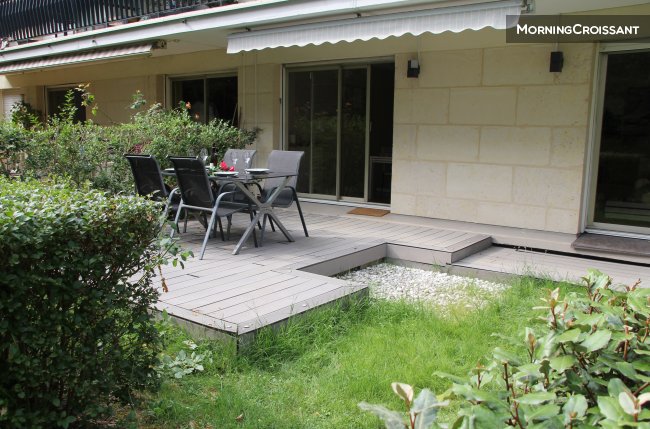 Appart avec jardin exposé plein sud